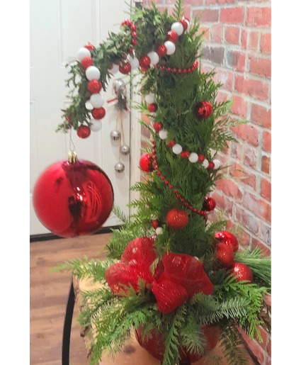 Grinch Tree  Red and White Grinch Tree