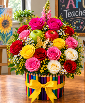The Colored Pencil Garden Call Us for Faster Service & Daily Specials: (915) 303-8500 Text Us to Order Anytime: (915) 505-3708 Your trusted source for Flowers & Delivery in El Paso TX 