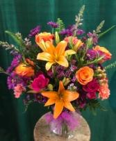 The Colors of Summer Vase