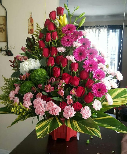 the elegant arrangement 