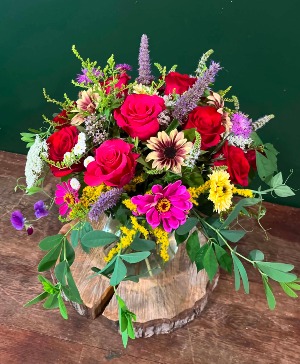 The Farmer's Dozen Hybrid Vase Arrangement