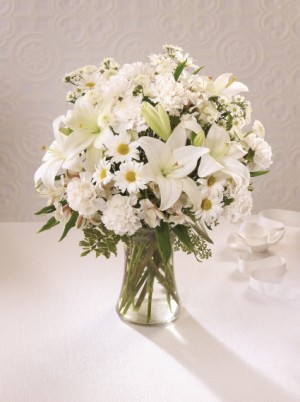 The FTD Angel Wings Vase Arrangement