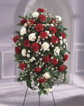 The FTD Crimson & White Standing Spray Standing Spray #2