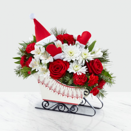  Dashing Through the Snow Bouquet 