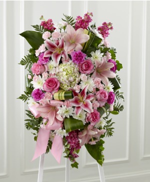 The FTD Gently into the Ever-After Standing Spray 