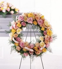 The FTD Vibrant Sympathy Wreath Wreath #7