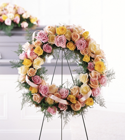The FTD Vibrant Sympathy Wreath Wreath #7