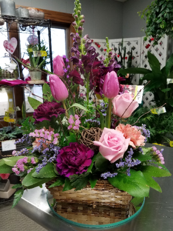 The Gardener Basket Arrangement