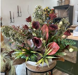 The Gathered Table  Fall Silk Arrangement