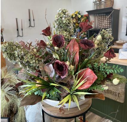 The Gathered Table  Fall Silk Arrangement