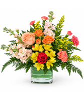 Golden Outlook  Flower arrangement 