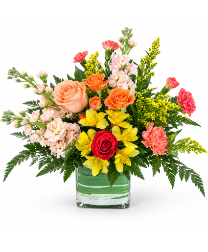 Golden Outlook  Flower arrangement 