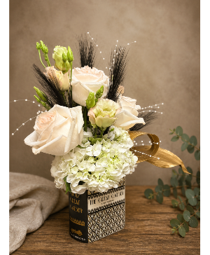 The Great Gatsby - Book Vase Arrangement Keepsake Vase Arrangement