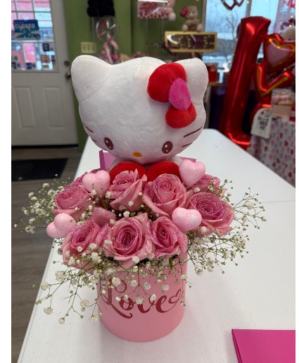The hello my love floral arrangement