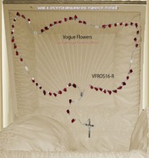 The Last Rosary Tribute Red Funeral Sympathy Rosary