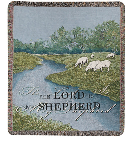 The Lord Is My Shepard Memorial Quilt / Throw Gift 