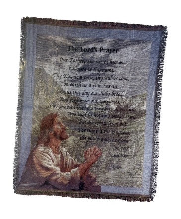 The Lord's Prayer Memorial Blanket in Peru, IN | Peru's Hometown Creations LLC