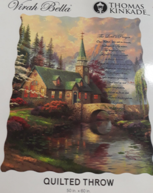 The Lords Prayer Quilted Throw 
