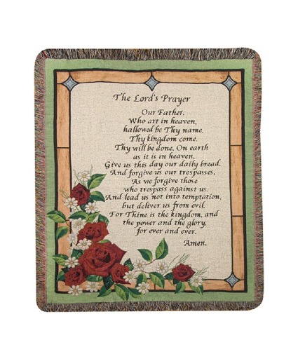The Lord's Prayer Throw