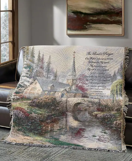 "The Lord's Prayer" - Woven Tapestry Throw 