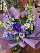 Lavender Love  Wrapped Bouquet