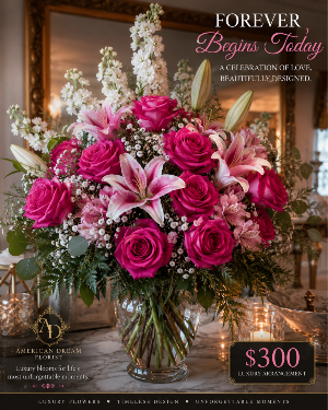 The Magic of Pink in Love Vase Arrangement