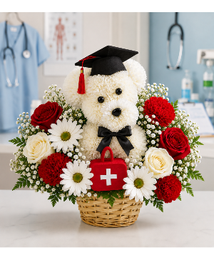 The Med School Pup Call Us for Faster Service & Daily Specials: (915) 303-8500 Text Us to Order Anytime: (915) 505-3708 Your trusted source for Flowers & Delivery in El Paso TX
