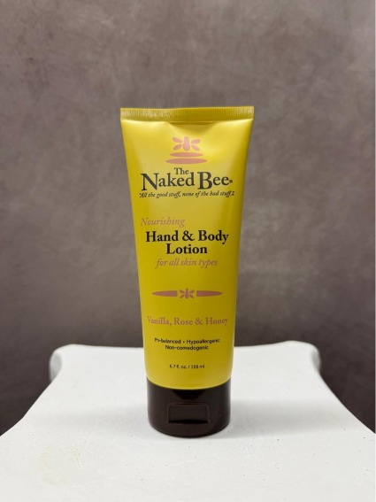 The Naked Bee Vanilla, Rose & Honey Lotion 6.7oz Gift Item