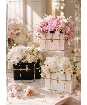 The Orchid Bloom Bag A Couture-inspired floral Handbag