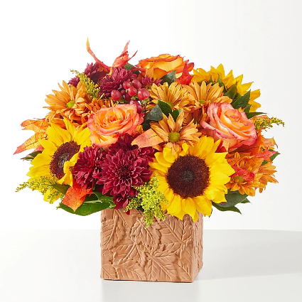 The Outdoors Bouquet In Terracotta Vase