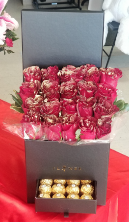The Perfect Pair  Rose's and Chocolates 