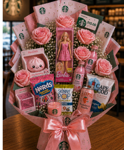 The Pink “White Girl” Bouquet Call Us for Faster Service & Daily Specials: (915) 303-8500 Text Us to Order Anytime: (915) 505-3708 Your trusted source for Flowers & Delivery in El Paso TX 