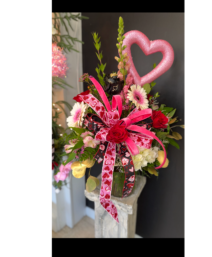 The Queen of Hearts  Flower Arrangement