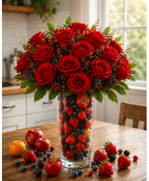 The Red Orchard Rose (Edible) Call Us for Faster Service & Daily Specials: (915) 303-8500 Text Us to Order Anytime: (915) 505-3708 Your trusted source for Flowers & Delivery in El Paso TX