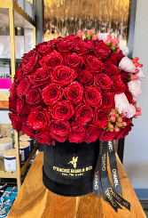 The Red Rose Floral Box  