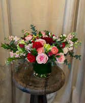 The Romeo & Juliet  Red & Pink romantic florals 