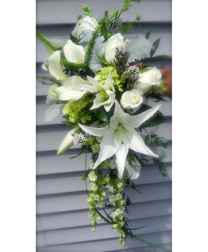 The Sassy Cascade Bridal Bouquet
