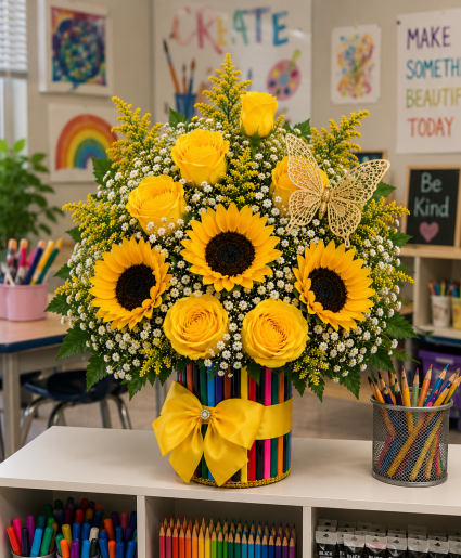 The Scholarly Sunflowers Call Us for Faster Service & Daily Specials: (915) 303-8500 Text Us to Order Anytime: (915) 505-3708 Your trusted source for Flowers & Delivery in El Paso TX 