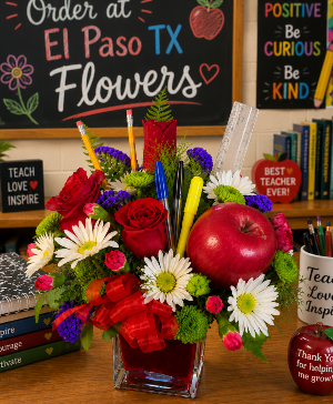 The Scholar's Apple Call Us for Faster Service & Daily Specials: (915) 303-8500 Text Us to Order Anytime: (915) 505-3708 Your trusted source for Flowers & Delivery in El Paso TX 