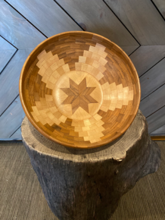 The Superstar One of a kind, Hand crafted wood bowl