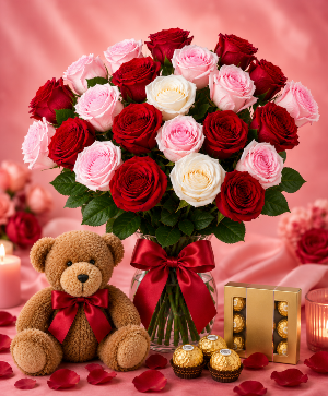 The Teddy Bear Kiss Call Us for Faster Service & Daily Specials: (915) 303-8500 Text Us to Order Anytime: (915) 505-3708 Your trusted source for Flowers & Delivery in El Paso TX