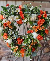 The VFL heart Open Heart  standing spray