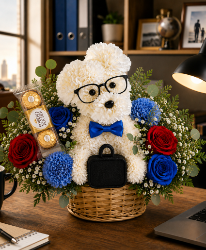 The Working Dad Woof Basket Call Us for Faster Service & Daily Specials: (915) 303-8500 Text Us to Order Anytime: (915) 505-3708 Your trusted source for Flowers & Delivery in El Paso TX