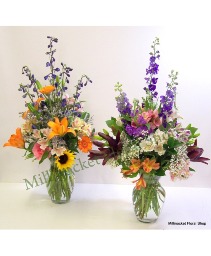 The WoW !! glass vase