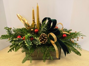 SOLD OUT Velvet Noel   NFS-C4 Wooden Box Keepsake (Centerpiece)