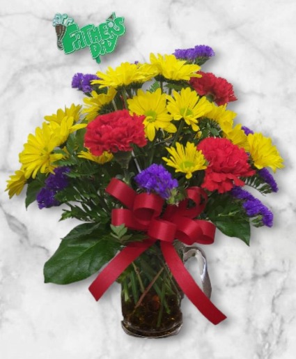 This Mug's For You FHF-F3214 Fresh Flower Arrangement (Local Delivery Area Only)