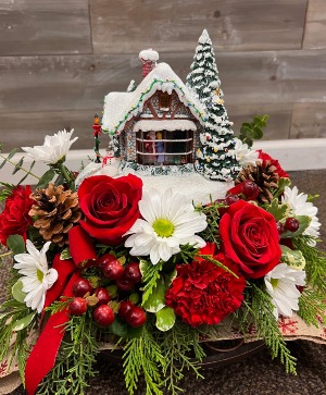 Thomas Kinkade 2014 A kiss for Santa  