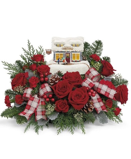 Thomas Kinkade Fudge Shop Centerpiece