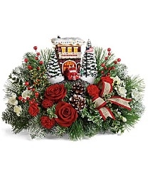 Thomas Kinkade's Fire Station By Teleflora