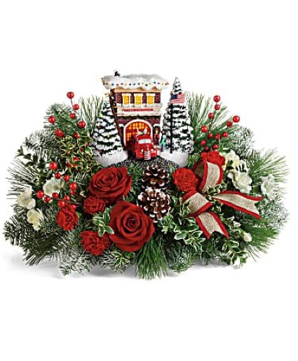 Thomas Kinkade's Fire Station By Teleflora